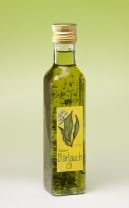 Bärlauch Öl Olivenöl mit handverlesenen Bärlauchblättern