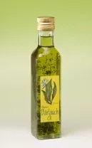 Bärlauch Öl Olivenöl mit handverlesenen Bärlauchblättern