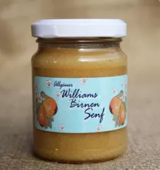 Hausgemachter Senf aus besten Zutaten Williams-Birnen Senf